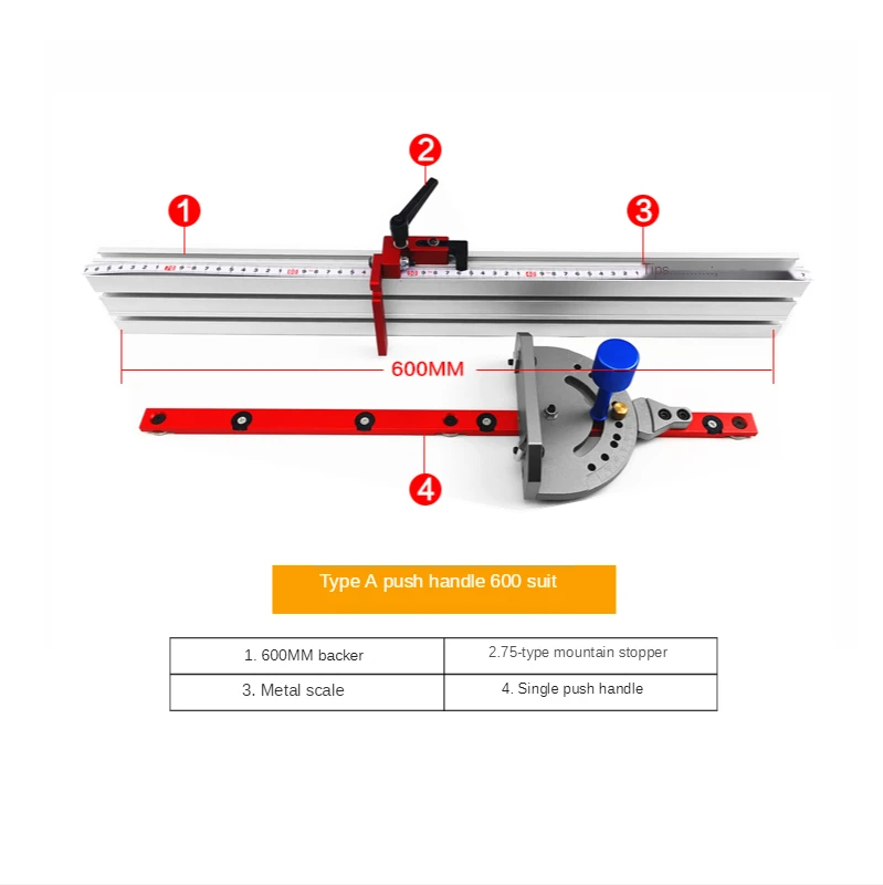 

Miter Gauge Woodworking Tool with track Stop Angle Miter Gauge Guide Engraving Machine Router Table Saw DIY Tools