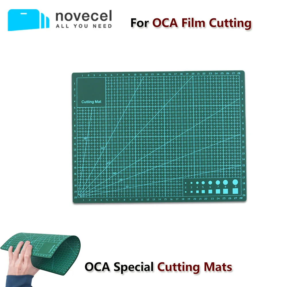 

A4 PVC Cutting Mat White Core Table Mouse Pad Patchwork Manual DIY Sculpture Board Double-Sided LCD Repair Tools OCA Film Cut