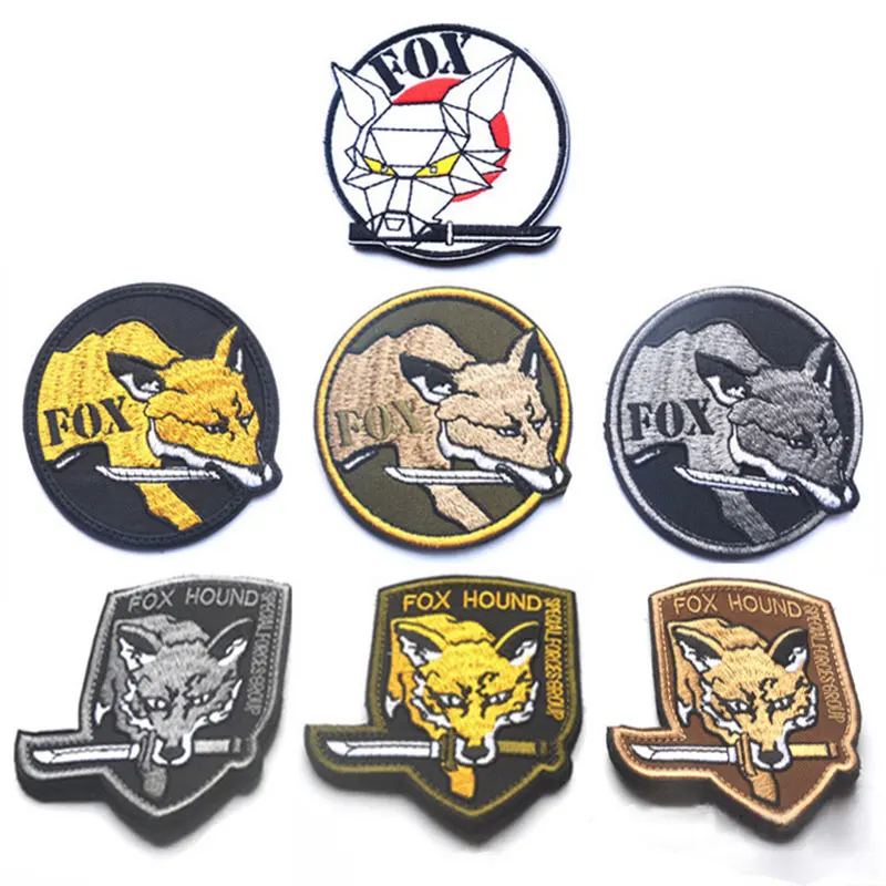 1 шт. вышивка военные патчи Foxhound специальная сила Группа Тактический значок