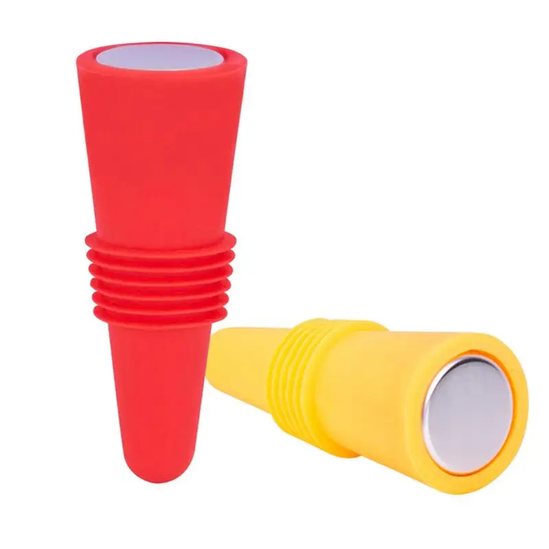 6 шт Бутылка пробка силиконовая нержавеющая сталь дно Бар Инструмент для