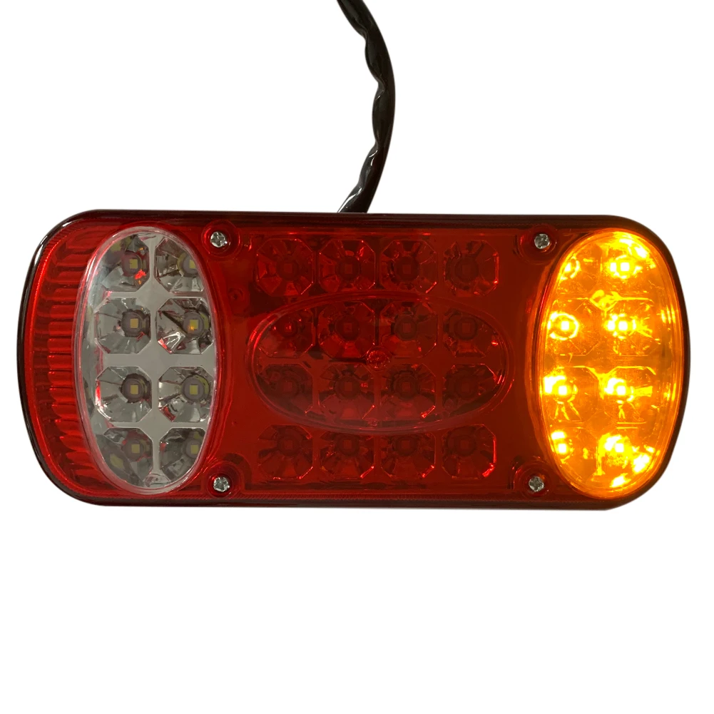 

1pc 12-24V Truck Trailer Taillight Waterproof 32LED Tail Light Brake Light Turn Signal Indicator For Trailer Truck Lorry Van UTE