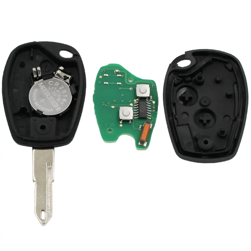2 кнопочный дистанционный ключ 433 МГц для Renault Kangoo Clio III с чипом ID46 PCF7946AT или PCF7947