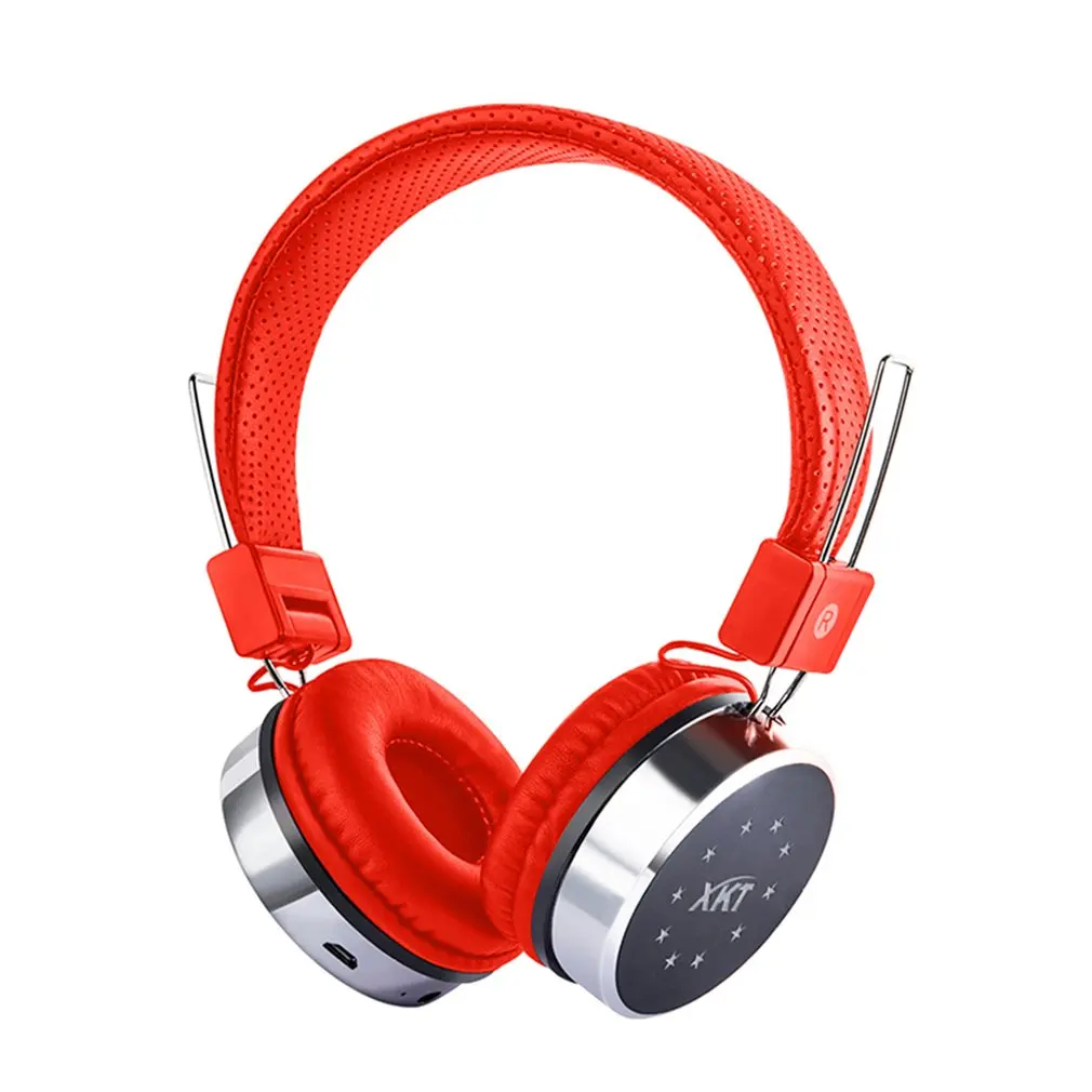 P60 беспроводные наушники Bluetooth наушники 24 часа работы 7 цветов светодиодный свет Поддержка TF карты для мобильного телефона PC tv - Цвет: Grey