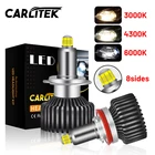 2 шт., Автомобильные светодиодные лампы H1 H8 H11 Hir2 360 HB4 9012 HB3 9006