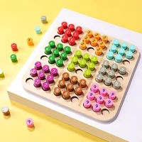 children sudoku games chess toys cognitive color digital board party games educational sudoku puzzles wooden toys brain training