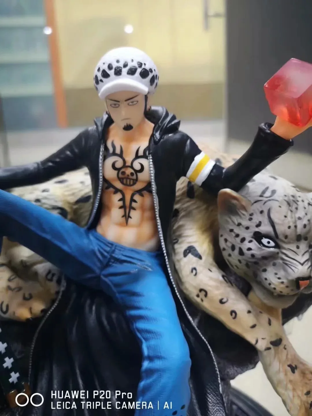 Экшн-фигурка из ПВХ 27 см Trafalgar Law Snow Leopard Scene GK Devil Fruit игрушечная статуя для взрослых