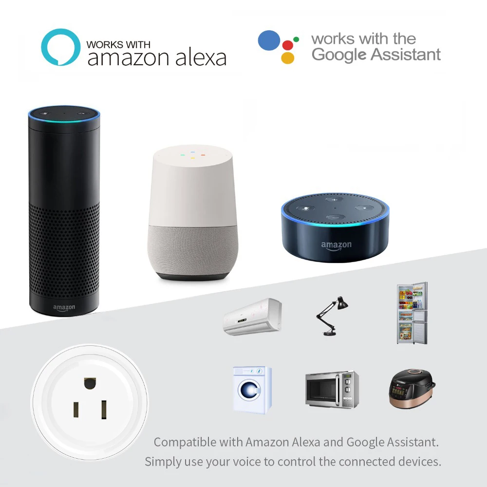 Новинка 2018 умная розетка с Wi-Fi американская вилка мобильное приложение