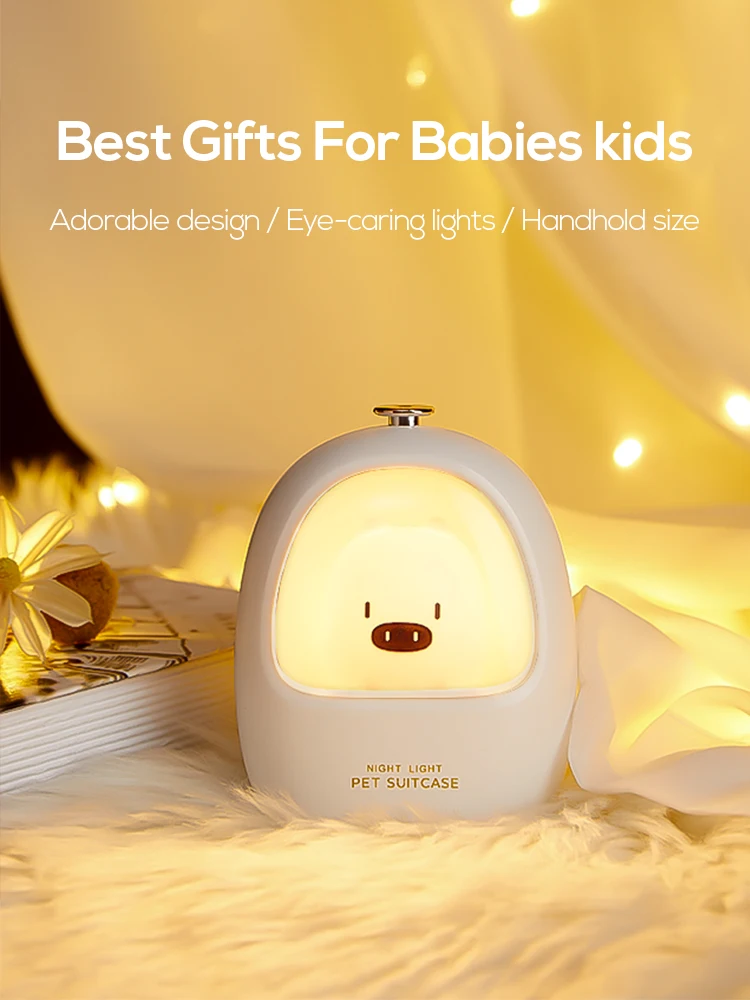 Светодиодный ночсветильник с сенсорным управлением в виде животных