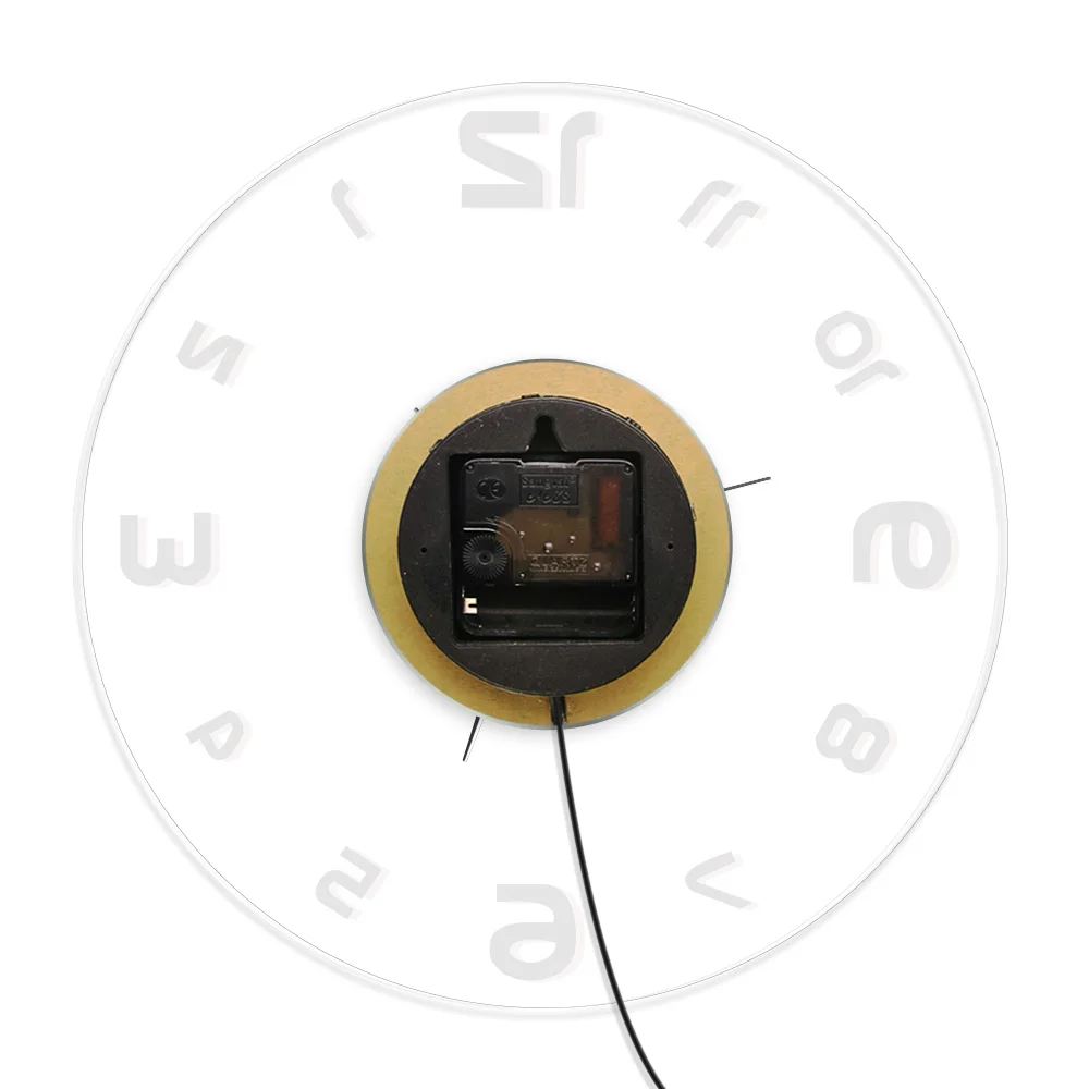 Настенные часы с подсветкой в современном дизайне цветные клевые комнатные