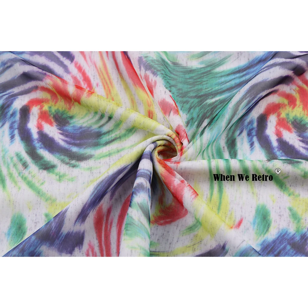 

Plus Size 2021 New Tie Dye Skirt SS0014 Colorful Printed Mesh Skirts Women Ladies Club Party Mini Short Sexy Casual Y2K Skirts