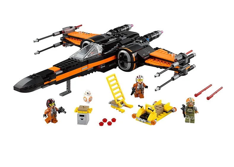 

In stock 05145 Star X-Wing Starfighters Compatible with Wars 75218 Building Toys Blocks Bricks for Kids