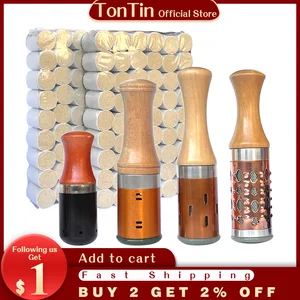 Tontin, металлическая палочка мокса и 5 лет 45:1, маленькая дымовая палочка мокса в рулоне, Подарочный чехол, брусок для моксотерапии, забота о здоровье, китайские травы