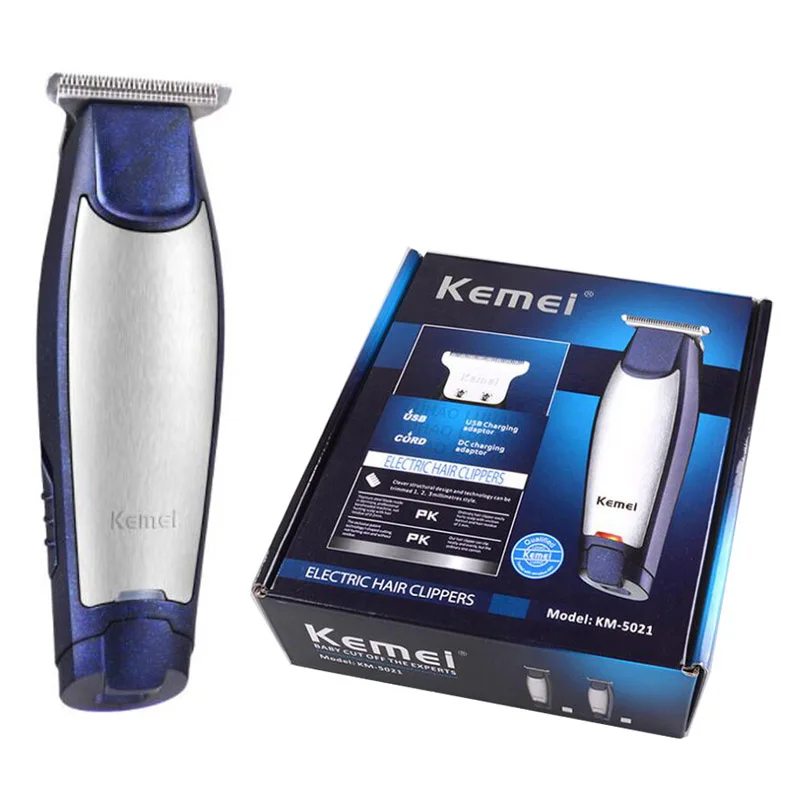 

KEMEI KM-5021 Professional 3 In 1 Hair Clipper Shaver Razor USB or AC Rechargeable Baldhead Hair Trimmer Barber Haircut Machine