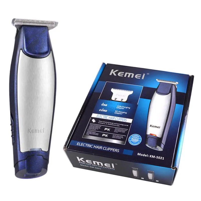 KEMEI KM 5021 Профессиональный 3 в 1 машинка для стрижки волос Бритва USB или AC