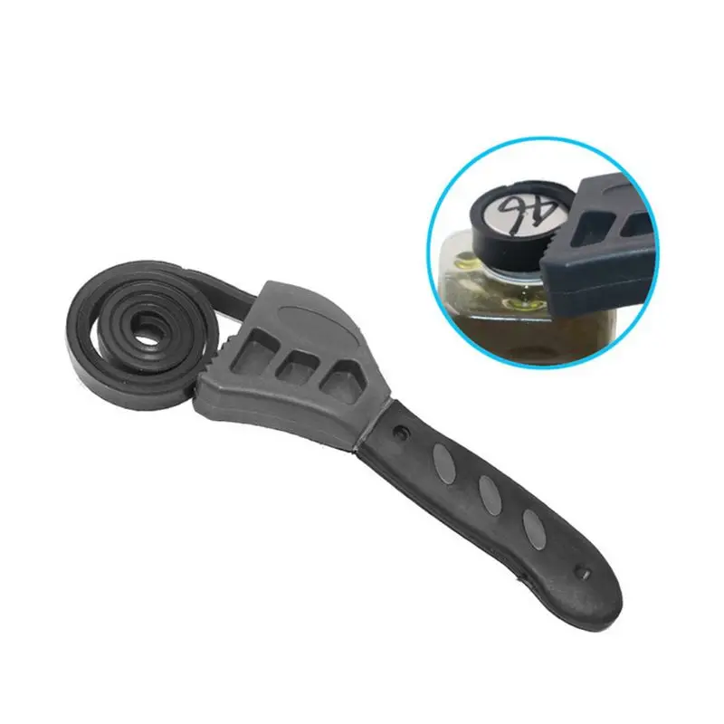 

50cm Multi-function Belt Wrench Adjustable Bottle Opener Auto Oil Filter Spanner H4GC