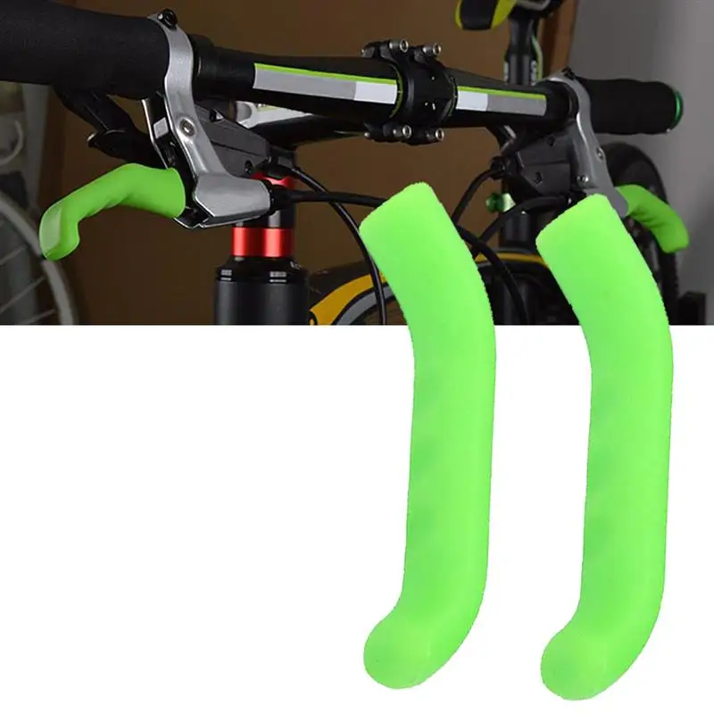 1 пара силиконовых тормозных ручек для велосипедов противоскользящая Защитная