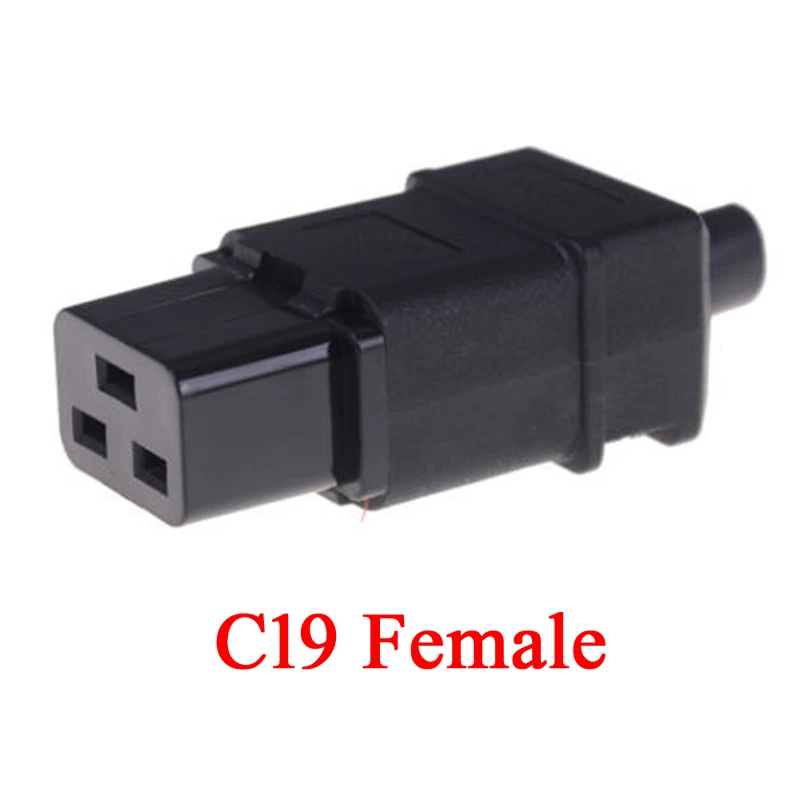 Универсальная 16A 250В c19 ups pdu Power conector wire plug multifuction Dc power медь CE IEC конвертер
