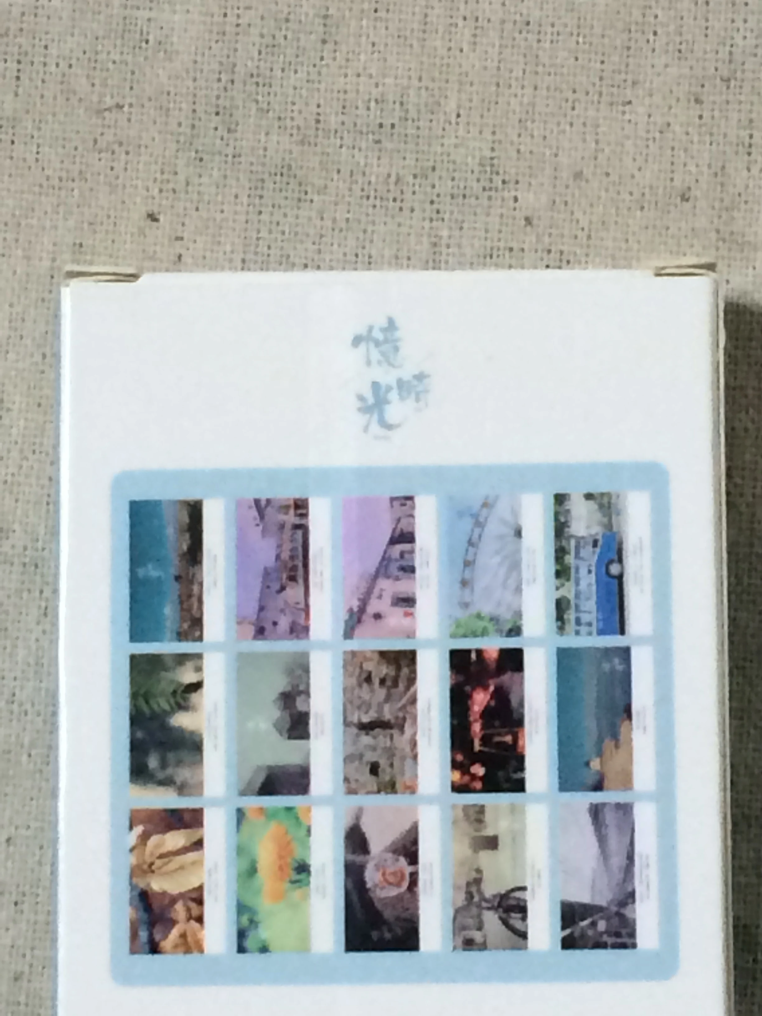 

57mmx87mm memory time paper lomo card(1pack=27pieces)