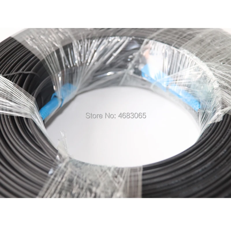 100 м SCUPC для SC UPC Simplex FTTH Drop Patch Cable G657A открытый волоконно оптический соединительный