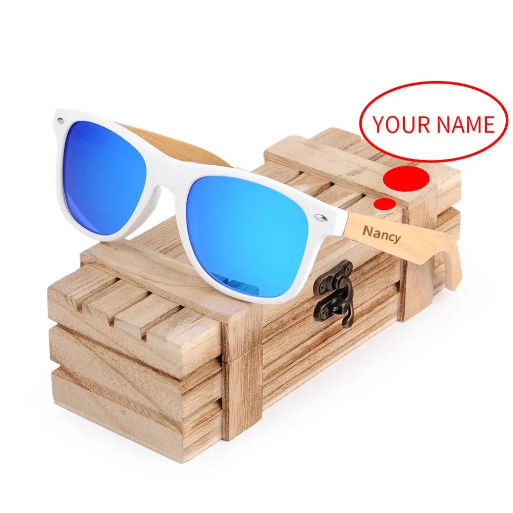 

lunette de soleil femme BOBO BIRD Unisex Bamboo Sunglasses Women Polarized Wood Sun Glasses Clear Color Men Eyewears Dropship