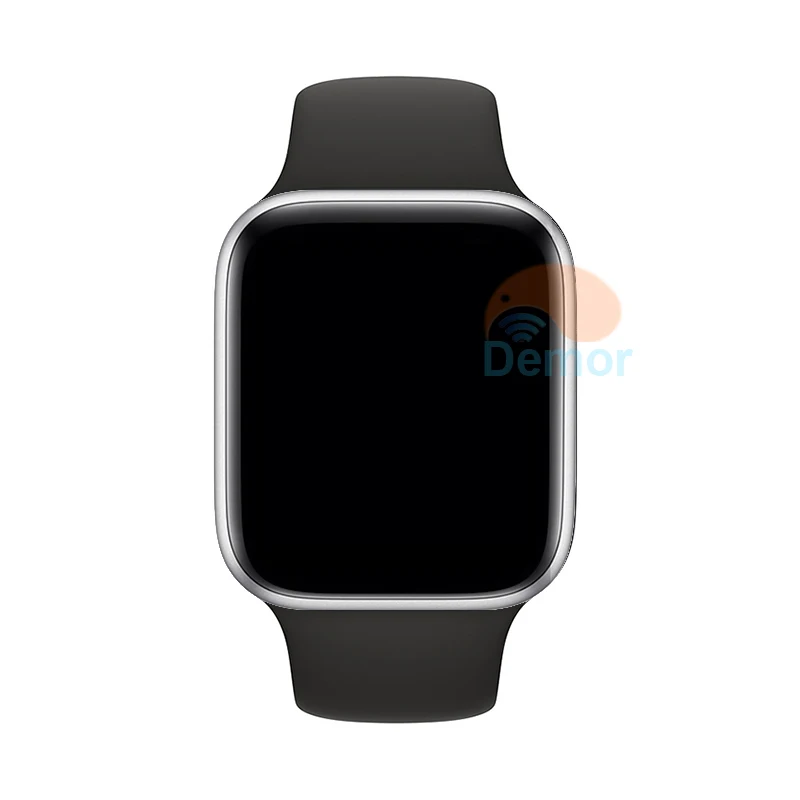 DEMOR IWO 11 gps умные часы серии 5 44 мм монитор сердечного ритма MTK2503 спортивные умные часы для Apple iOS 9 iPhone 10 X Android телефон - Цвет: Silver Black