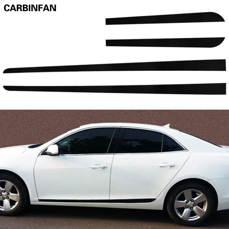 Автомобильный Стайлинг наклейка из углеродного волокна автомобильный боковой