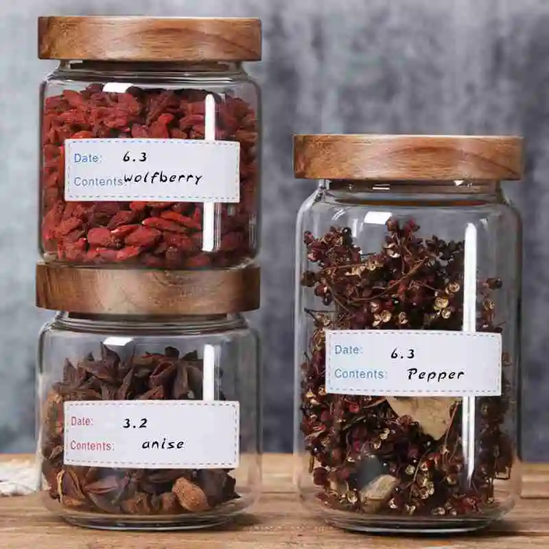 

900 Pieces Removable Food Storage Labels Freezer Labels Food Storage Stickers Refrigerator Freezer Labels Paper Labels