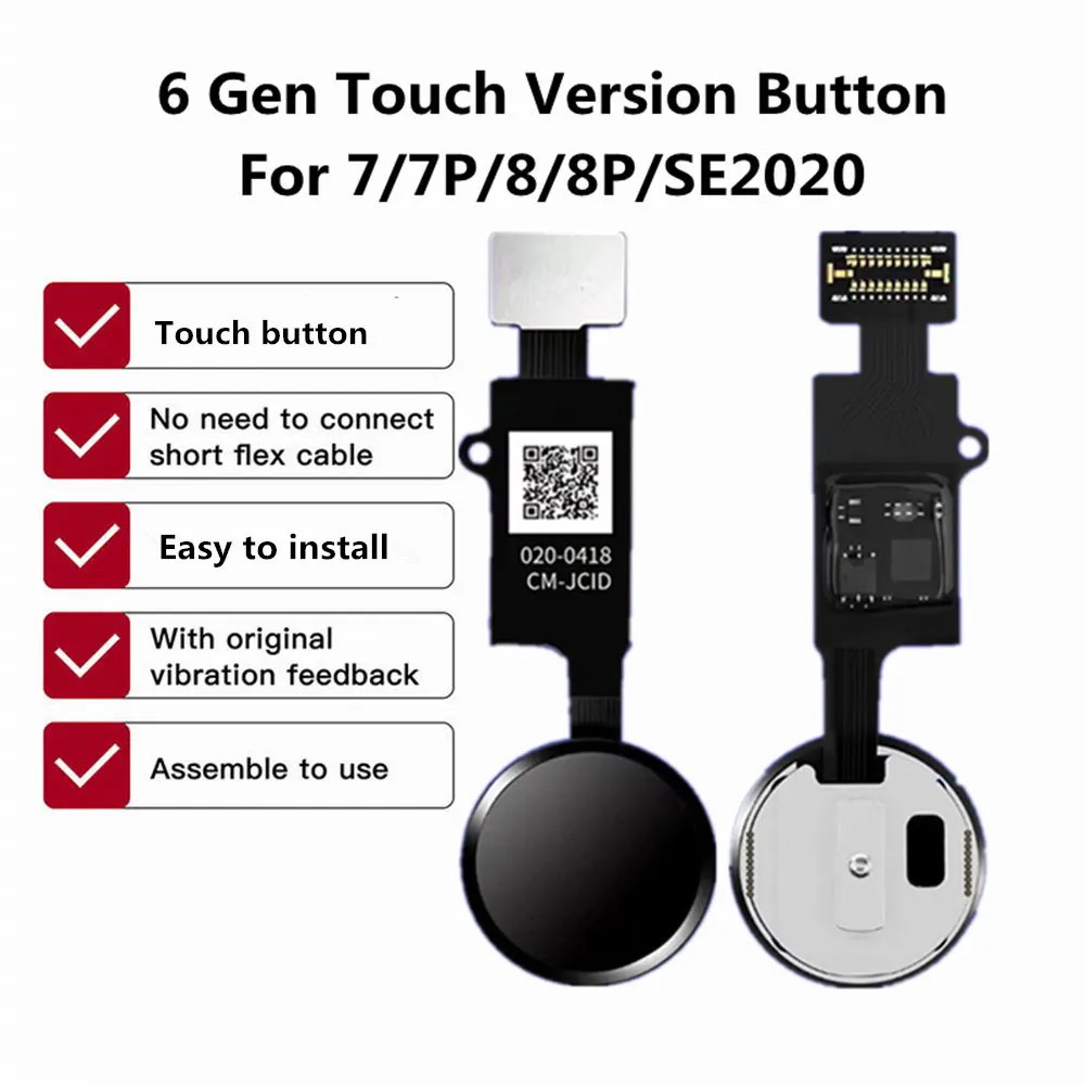 JC 6 поколение Главная Кнопка Flex для iPhone 7 8 Plus SE YF универсальная функция