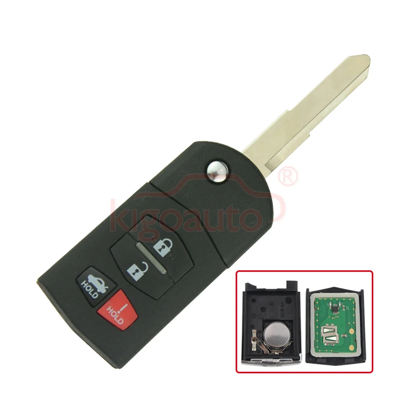 BGBX1T478SKE12501 флип дистанционный ключ с 4 кнопками 315 МГц для Mazda 3 6 MX 5 SPEED3 2010 2011 2012