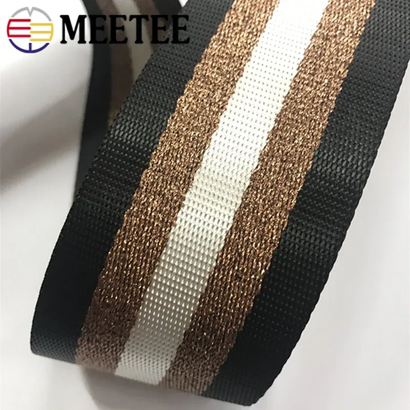 3 м 5 см толщина 1 мм печатные ленты с золотыми и серебряными полосками для рюкзака