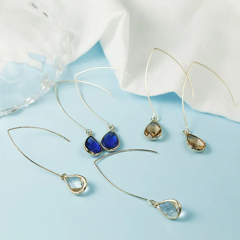 Женские Висячие серьги CARTER LISA Chram роскошные корейские капли для свадебной