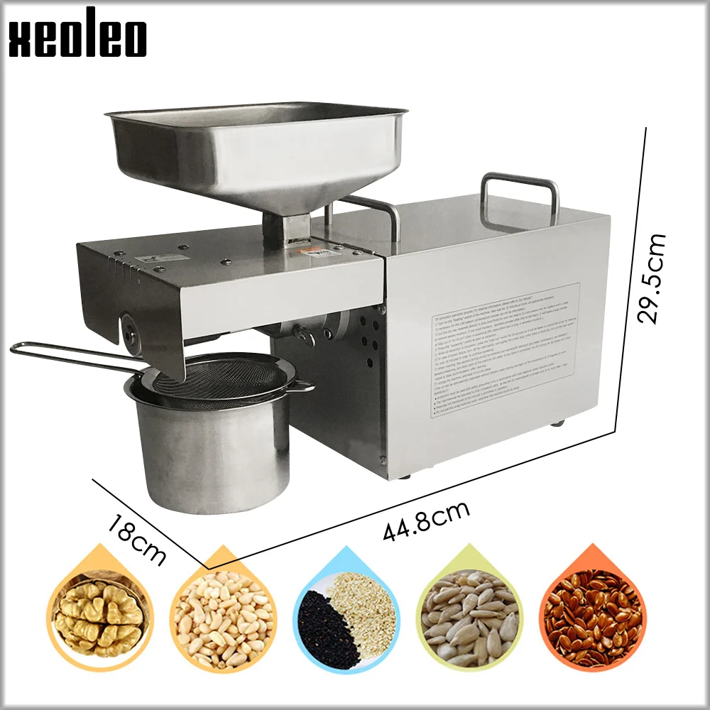 Машина для прессования оливкового масла XEOLEO прижимная машина 304 # из нержавеющей