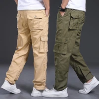large mens casual pants loose straight overalls military wear resistant military work pants mens fashion workshop uniforms