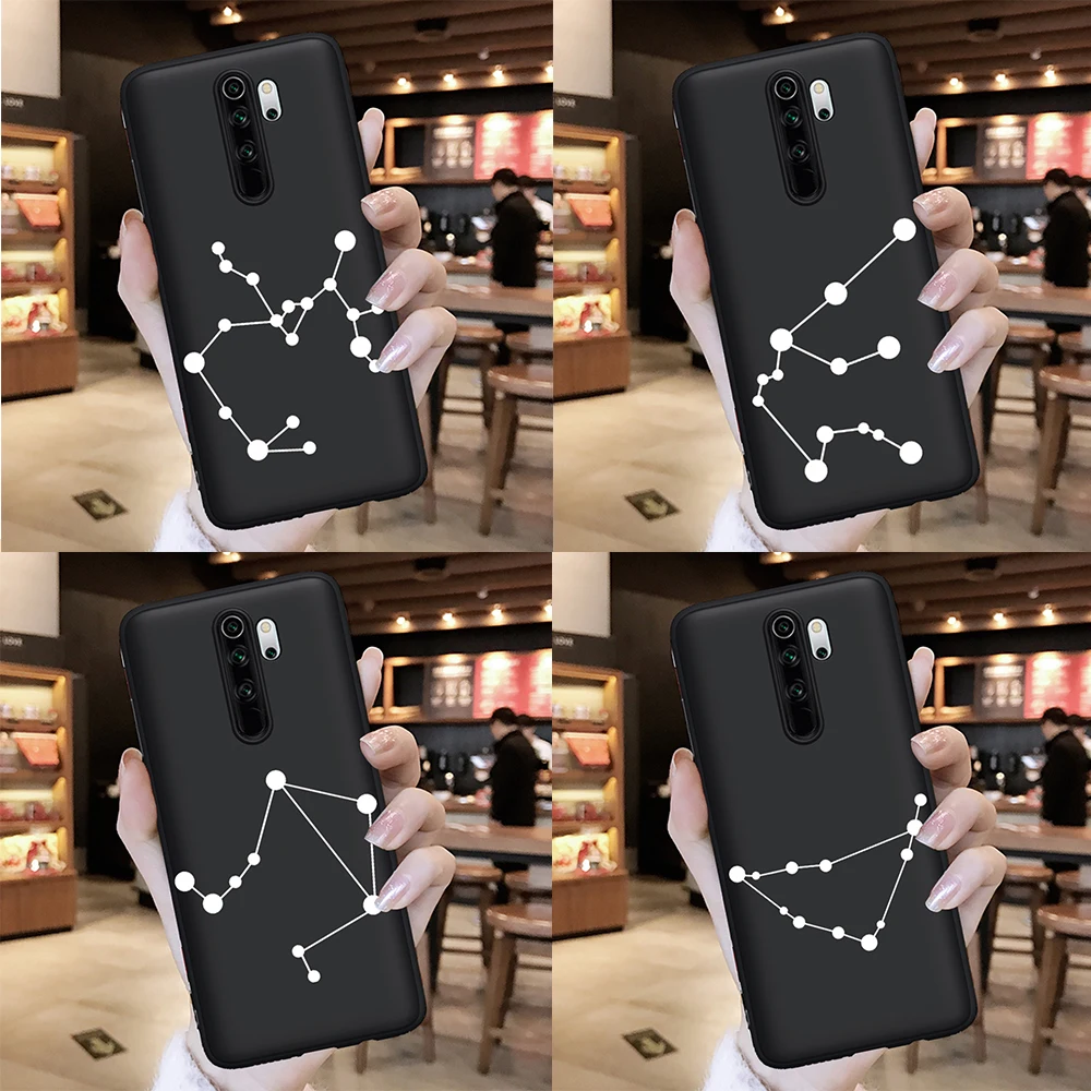 

Twelve constellations space luxury for Xiaomi Mi 9T Redmi Note 5 6 7 8 8T 9 9S 10 10Pro K20 K30 9T Pro Phone Case Coque Funda