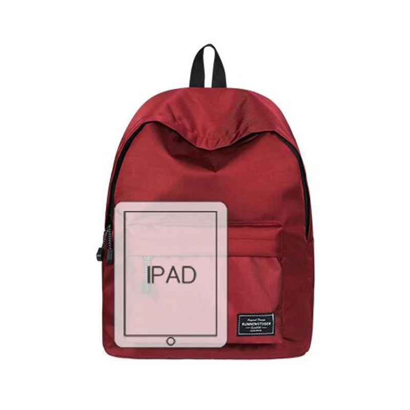 Винтажный холщовый рюкзак UOSC школьные ранцы для девочек и мальчиков-подростков