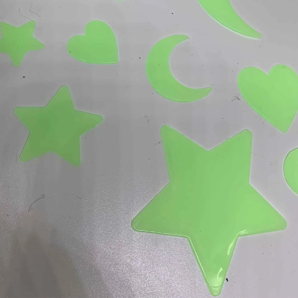 

1 Pack Glow In The Dark Luminous Star Sticker For Ceiling, Adhesive 3D Glowing Stars And Moon Wall Decals For Kids Bedroom