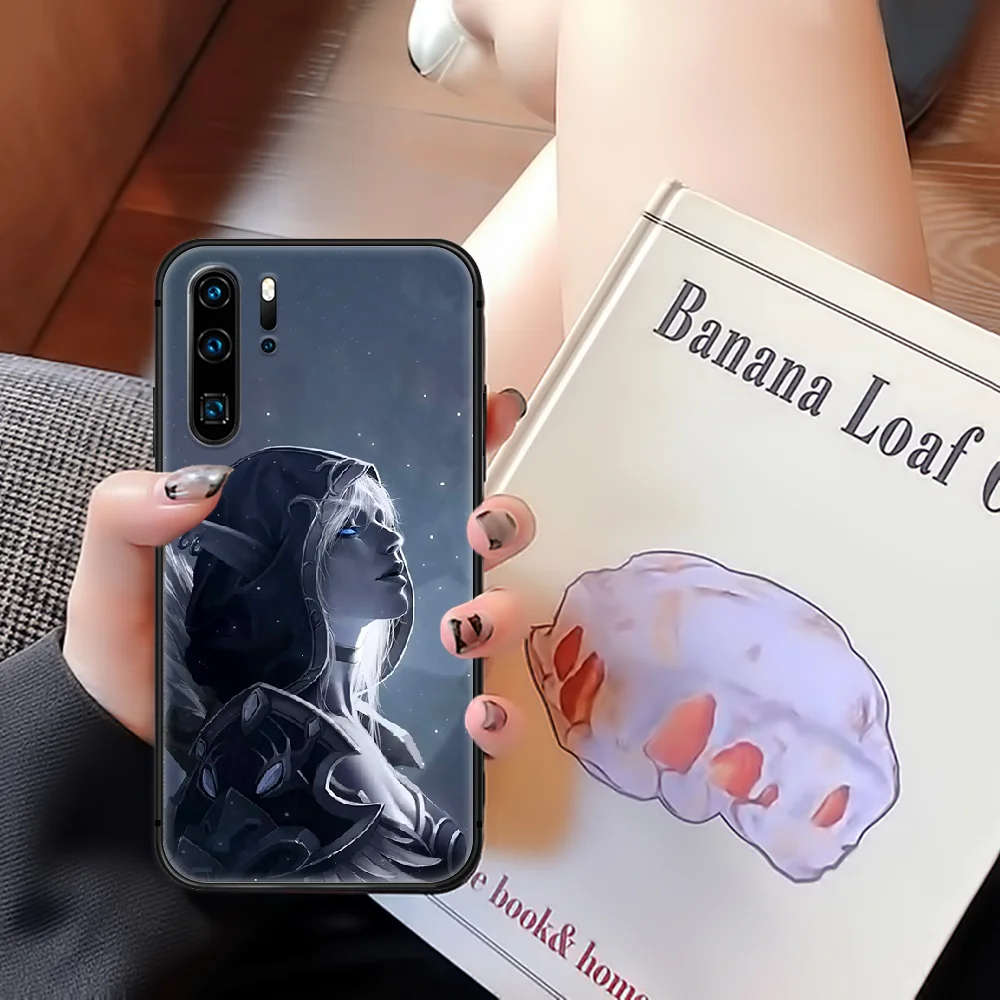 

World Of Warcraft Phone Case For Huawei P Mate 10 20 30 40 Pro Lite Smart 2019 2021 black Shell Fashion Cell Pretty Etui Trend