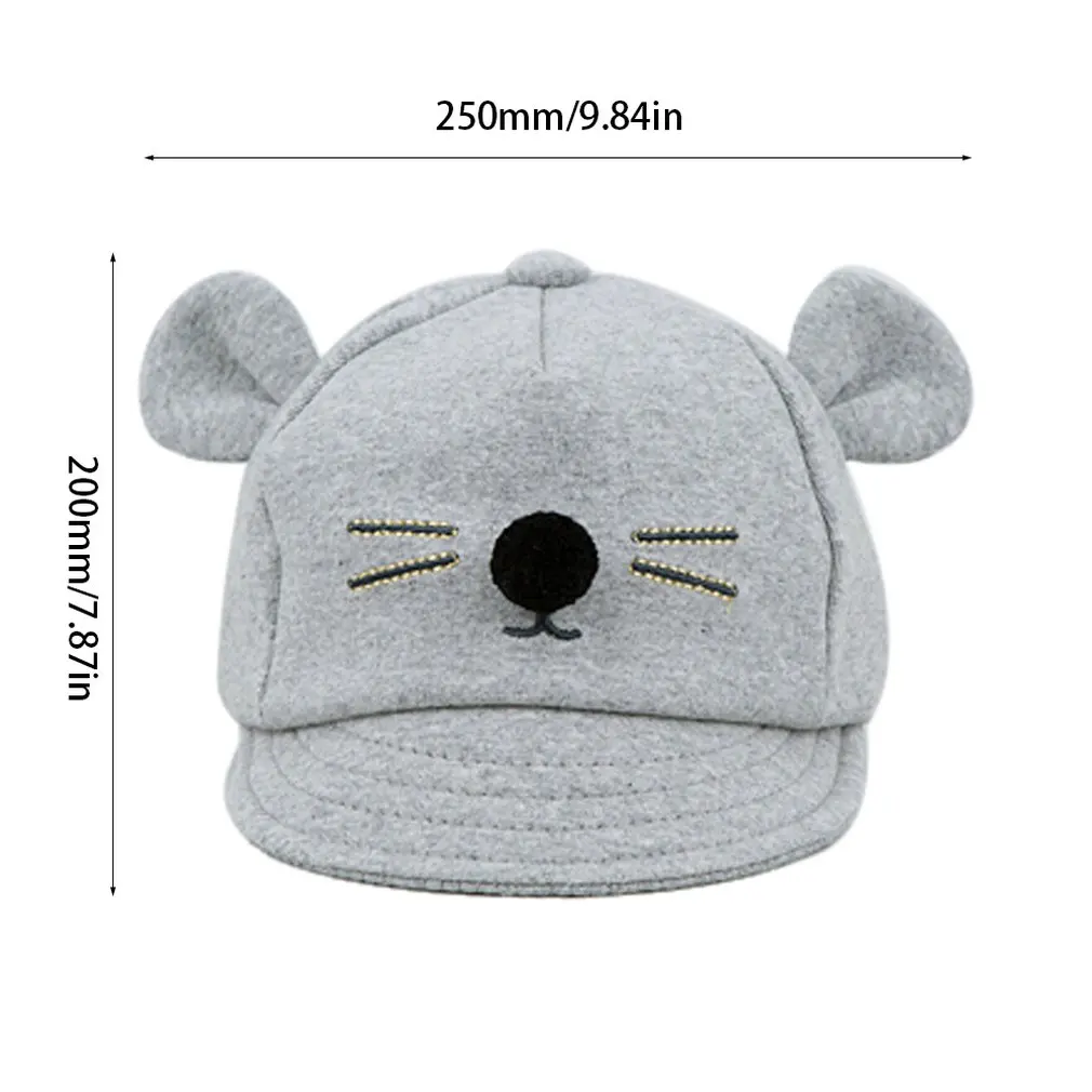 

Children's Hat Mouse Soft Cotton Hat Duck Tongue Caps Casual Hat Baby Cap Magic Sticky Cap Baseball Cap