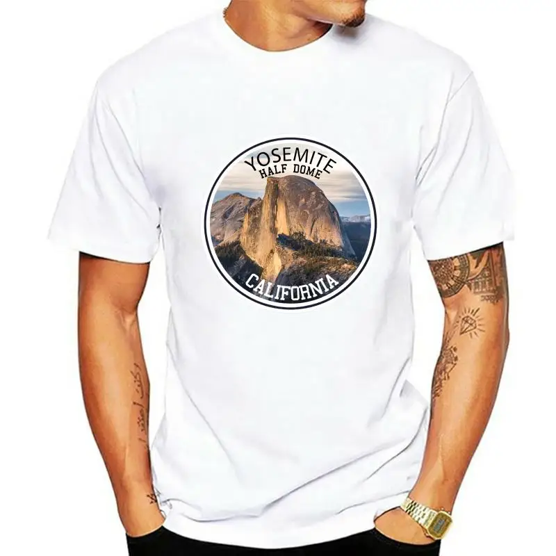 

Модная мужская футболка Yosemite Half Dome shirt 100% хлопок