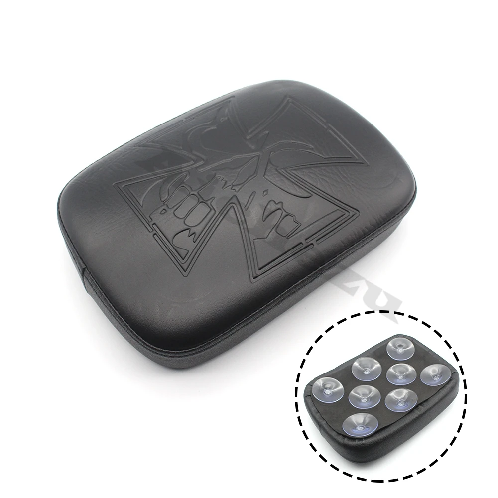 Cross 8 suction cup ACZ Motorcycle Multi Pattern Suction Cup Rear Pillion Passenger Pad Seat for Harley Davidson Bobber Chopper - Цвет: Cross 8 suction cup