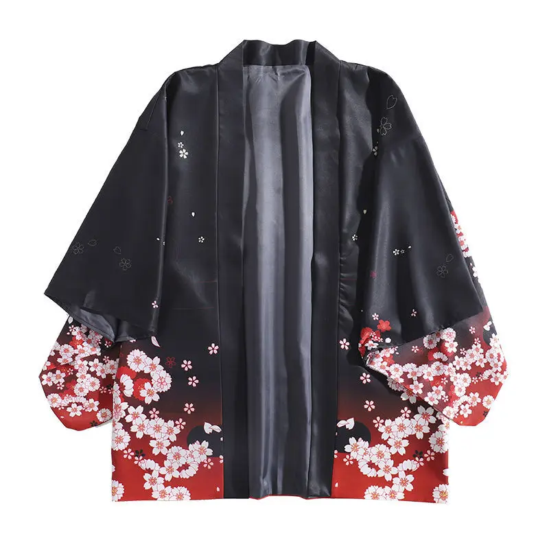 

Kimono Woman Blouse 2020 Spring Summer Japanese Fashion Obi Yukata Beach Kimono Cardigan Haori Japanese Cosplay Kimonos FF2979