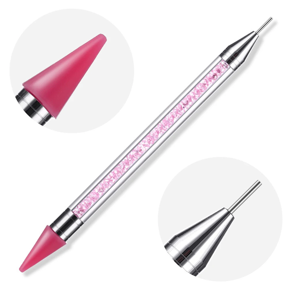 DIDIHOU Double Head Nail Pen Rhinestone Picker Dotting Pens Wax Drill Pencil Art DIY Decoration Tool 1pcs | Дом и сад