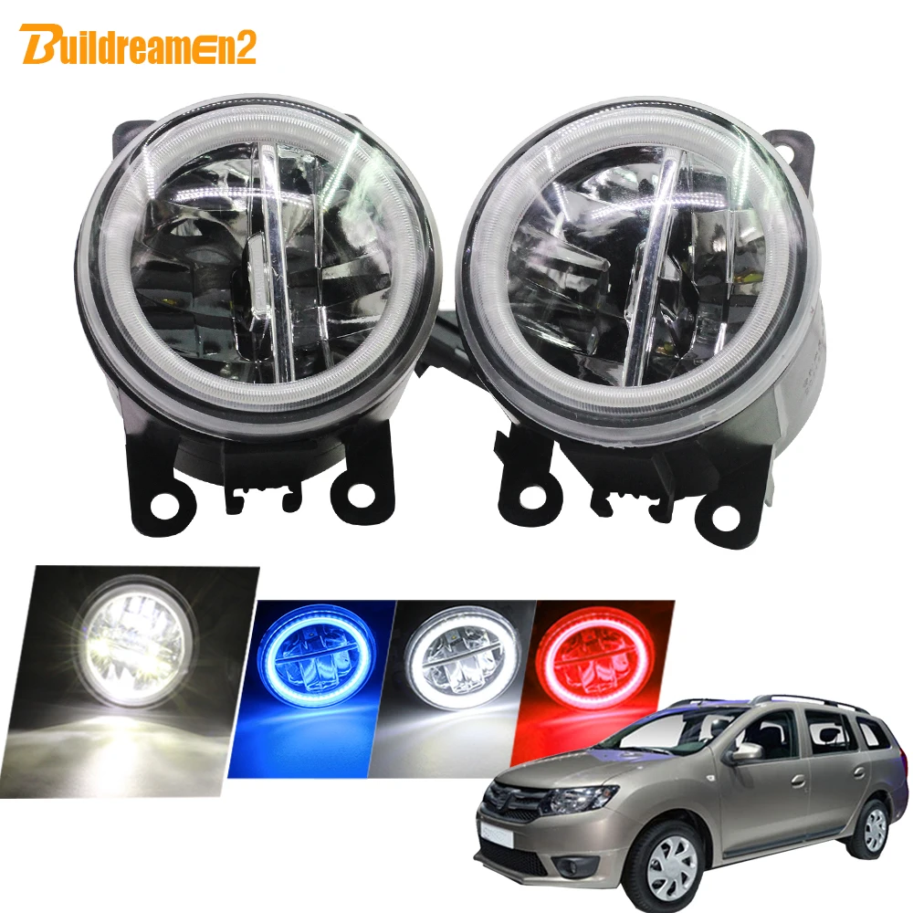 Buildreamen2 автомобиля H11 светодиодный туман светильник сборки ГЛАЗА АНГЕЛА Фары