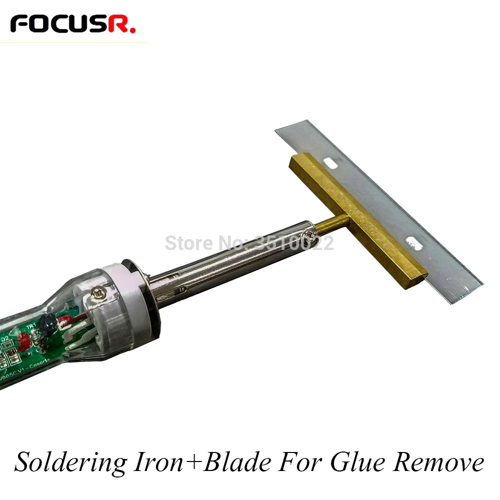 Паяльник с лезвием для ЖК дисплей Экран Дисплей поляризатор устройство снятия