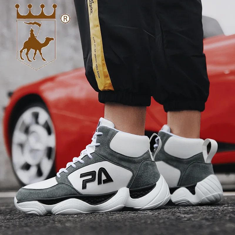 BACKCAMEL/Новинка Мужская обувь сезон осень зима цвет черный белый Повседневная