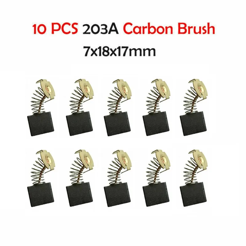 

10PCS Brushes 8 Different Sizes Carbon Brushes For Electric Motor Tool Repair For Rotary Hammer Drill Circular Saw