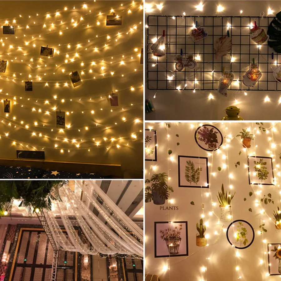 

DC24V Outdoor Christmas String Light 20/30/50/100M Waterproof LED Fairy Garland Light Wedding Villa Hotel Party Holiday Light