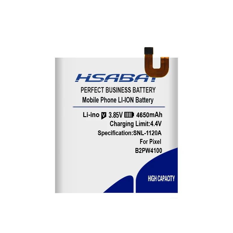HSABAT 4650mAh B2PW4100 аккумулятор для htc Google Pixel/Nexus S1