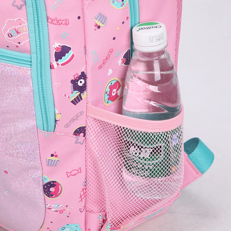 Aoking Lovely Girls School Bag Spacious Cute Backpack For Student Preppy Colorful Ergonomic Small Backpack For Kids 4 Layers