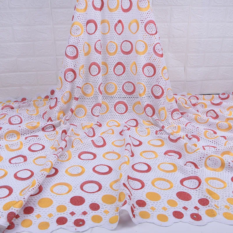 Новейшая африканская сухая хлопковая кружевная ткань 2020 Высокое качество чистая